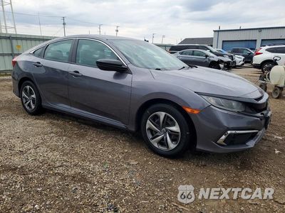 Czwarte zdjęcie samochodu z boku: 2020 HONDA CIVIC LX VIN:19XFC2F67LE004809 - miniatura