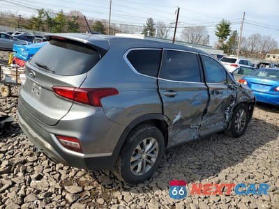Trzecie zdjęcie samochodu z tyłu: 2019 HYUNDAI SANTA FE VIN:5NMS2CADXKH069626 - miniatura