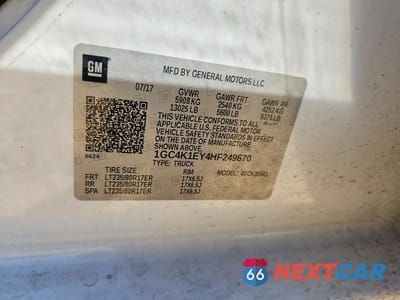 Zdjęcie 12 z 12 samochodu: 2017 CHEVROLET SILVERADO K3500 HIGH COUNTRY VIN:1GC4K1EY4HF249670 - miniatura