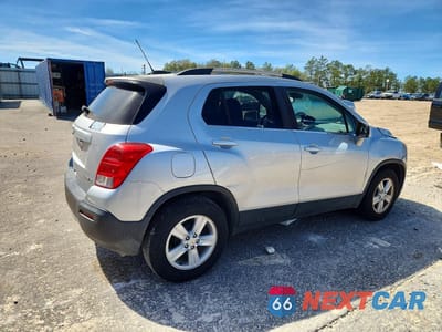 Trzecie zdjęcie samochodu z tyłu: 2016 CHEVROLET TRAX 1LT VIN:KL7CJLSB2GB761652 - miniatura