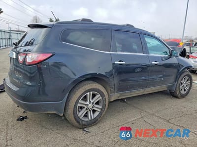 Trzecie zdjęcie samochodu z tyłu: 2015 CHEVROLET TRAVERSE LT VIN:1GNKVHKD8FJ163577 - miniatura