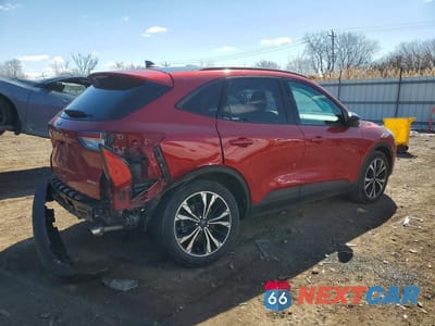 Trzecie zdjęcie samochodu z tyłu: 2022 FORD ESCAPE SE VIN:1FMCU9G68NUB67797 - miniatura