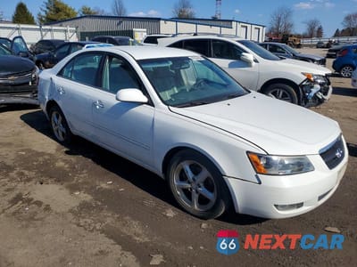 Czwarte zdjęcie samochodu z boku: 2006 HYUNDAI SONATA GLS V6 VIN:5NPEU46FX6H100146 - miniatura