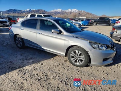 Czwarte zdjęcie samochodu z boku: 2013 HONDA ACCORD LX VIN:1HGCR2F39DA250886 - miniatura