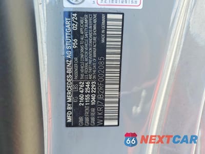 Zdjęcie 12 z 13 samochodu: 2024 MERCEDES-BENZ AMG GT 63 VIN:W1KRJ7JB2RF002085 - miniatura