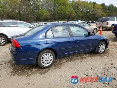 Trzecie zdjęcie samochodu z tyłu: 2005 HONDA CIVIC LX VIN:2HGES16515H513450 - miniatura