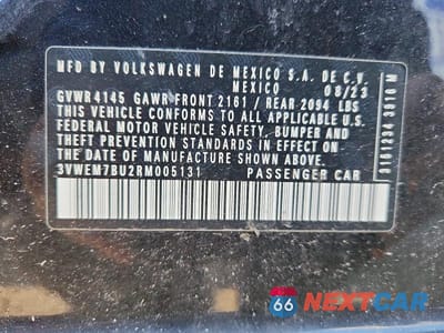 Zdjęcie 13 z 13 samochodu: 2024 VOLKSWAGEN JETTA SE VIN:3VWEM7BU2RM005131 - miniatura
