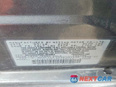 Zdjęcie 12 z 12 samochodu: 2019 NISSAN VERSA NOTE SV VIN:3N1CE2CP5KL354964 - miniatura