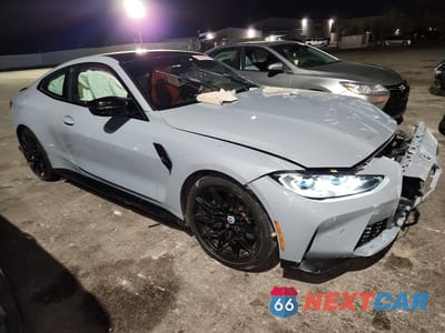 Czwarte zdjęcie samochodu z boku: 2023 BMW M4 COMPETITION VIN:WBS43AZ03PCL68062 - miniatura