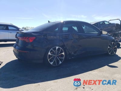 Trzecie zdjęcie samochodu z tyłu: 2022 AUDI S3 PREMIUM PLUS VIN:WAUH3DGYXNA005539 - miniatura