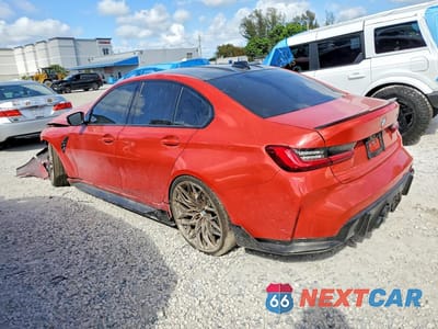 Drugie zdjęcie samochodu z przodu: 2021 BMW M3 COMPETITION VIN:WBS33AY06MFK49378 - miniatura