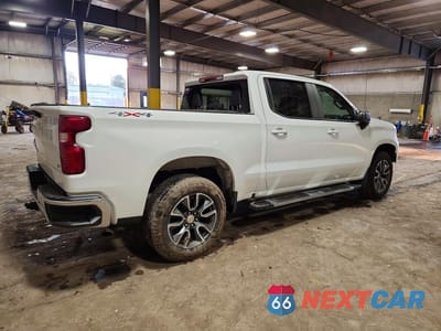 Trzecie zdjęcie samochodu z tyłu: 2025 CHEV SILVERADO K1500 LT-L VIN:1GCPKKEKXSZ159962 - miniatura