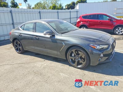 Czwarte zdjęcie samochodu z boku: 2020 GENESIS G70 3.3T VIN:KMTG34LE7LU049103 - miniatura