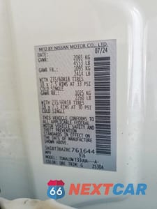 Zdjęcie 13 z 13 samochodu: 2024 NISSAN ROGUE SV VIN:5N1BT3BA2RC761644 - miniatura