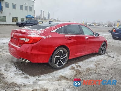 Trzecie zdjęcie samochodu z tyłu: 2019 HONDA ACCORD SPORT VIN:1HGCV2F38KA800586 - miniatura