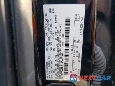 Zdjęcie 14 z 14 samochodu: 2018 FORD F150 RAPTOR VIN:1FTFW1RG1JFA65548 - miniatura
