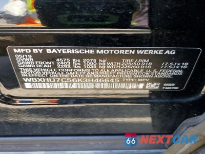 Zdjęcie 13 z 13 samochodu: 2019 BMW X1 SDRIVE28I VIN:WBXHU7C56K3H46645 - miniatura