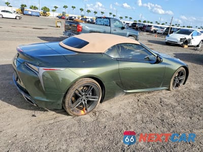 Trzecie zdjęcie samochodu z tyłu: 2025 LEXUS LC 500 CONVERTIBLE BASE VIN:JTHNPAAY3SA111939 - miniatura
