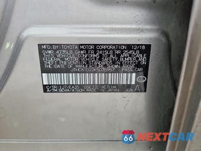 Zdjęcie 13 z 13 samochodu: 2019 LEXUS IS 300 BASE VIN:JTHC81D22K5035957 - miniatura