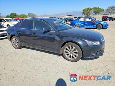 Czwarte zdjęcie samochodu z boku: 2011 AUDI A4 PREMIUM PLUS VIN:WAUEFAFL6BN044339 - miniatura