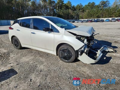Czwarte zdjęcie samochodu z boku: 2023 NISSAN LEAF SV PLUS VIN:1N4CZ1CVXPC560459 - miniatura