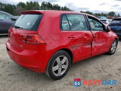 Trzecie zdjęcie samochodu z tyłu: 2017 VOLKSWAGEN GOLF S VIN:3VW217AU6HM074271 - miniatura