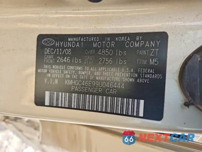 Zdjęcie 13 z 13 samochodu: 2009 HYUNDAI GENESIS 3.8L V6 VIN:KMHGC46E99U046444 - miniatura