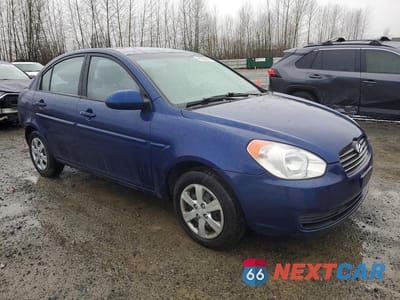 Czwarte zdjęcie samochodu z boku: 2009 HYUNDAI ACCENT GLS VIN:KMHCN46CX9U339311 - miniatura