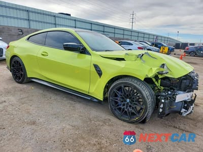 Czwarte zdjęcie samochodu z boku: 2025 BMW M4 COMPETITION VIN:WBS23HK05SCS42269 - miniatura