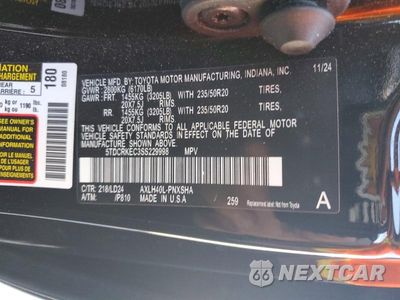 Zdjęcie 14 z 14 samochodu: 2025 TOYOTA SIENNA XSE 7-PASSENGER VIN:5TDCRKEC3SS229998 - miniatura