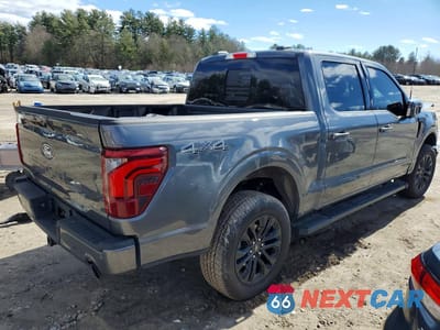 Trzecie zdjęcie samochodu z tyłu: 2025 FORD F150 LARIAT VIN:1FTFW5L53SFC71504 - miniatura