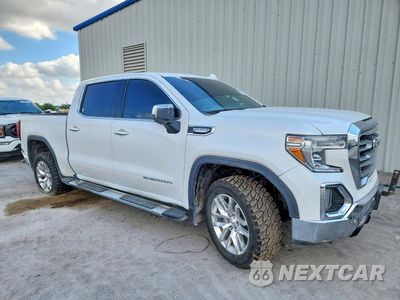 Czwarte zdjęcie samochodu z boku: 2022 GMC SIERRA C1500 SLT VIN:3GTP8DEDXNG203071 - miniatura