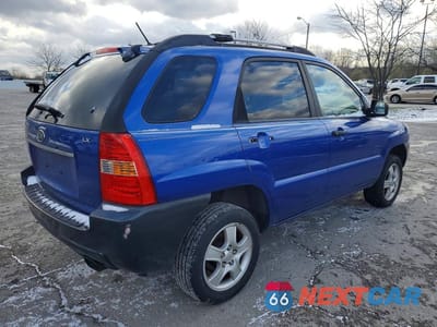 Trzecie zdjęcie samochodu z tyłu: 2008 KIA SPORTAGE LX VIN:KNDJF724287457651 - miniatura