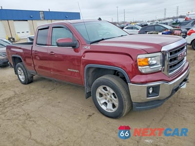 Czwarte zdjęcie samochodu z boku: 2014 GMC SIERRA K1500 SLE VIN:1GTV2UEC9EZ104077 - miniatura