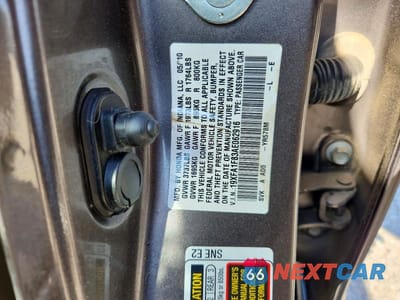 Zdjęcie 12 z 12 samochodu: 2010 HONDA CIVIC EX VIN:19XFA1F83AE062916 - miniatura