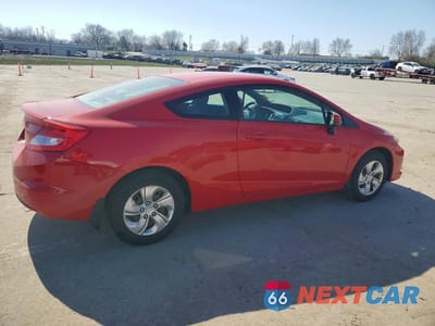 Trzecie zdjęcie samochodu z tyłu: 2013 HONDA CIVIC LX VIN:2HGFG3B5XDH527322 - miniatura