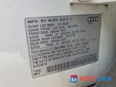 Zdjęcie 13 z 13 samochodu: 2018 AUDI Q7 PREMIUM PLUS VIN:WA1LAAF70JD005904 - miniatura