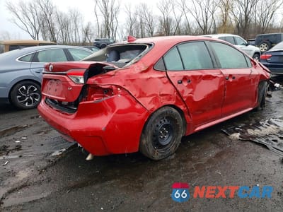 Trzecie zdjęcie samochodu z tyłu: 2020 TOYOTA COROLLA LE VIN:5YFEPRAE9LP072888 - miniatura