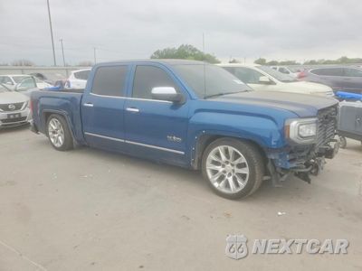 Czwarte zdjęcie samochodu z boku: 2018 GMC SIERRA C1500 SLT VIN:3GTP1NECXJG510915 - miniatura