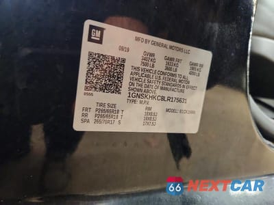 Zdjęcie 13 z 13 samochodu: 2020 CHEVROLET SUBURBAN K1500 LT VIN:1GNSKHKC8LR175631 - miniatura