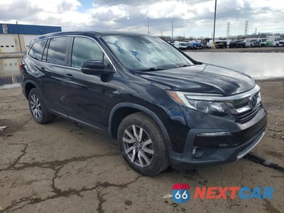 Czwarte zdjęcie samochodu z boku: 2020 HONDA PILOT EXL VIN:5FNYF6H5XLB014630 - miniatura