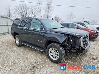 Czwarte zdjęcie samochodu z boku: 2018 GMC YUKON SLT VIN:1GKS2BKC4JR377714 - miniatura