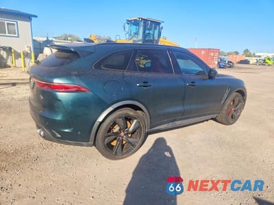 Trzecie zdjęcie samochodu z tyłu: 2022 JAGUAR F-PACE SVR VIN:SADCZ2EE0NA696240 - miniatura