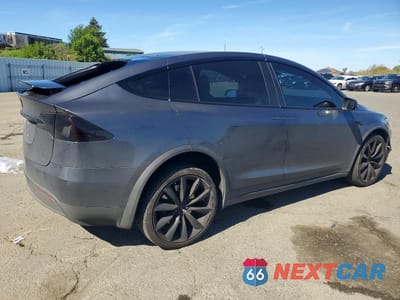 Trzecie zdjęcie samochodu z tyłu: 2017 TESLA MODEL X VIN:5YJXCBE28HF040187 - miniatura