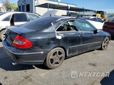 Trzecie zdjęcie samochodu z tyłu: 2007 MERCEDES-BENZ CLK 550 VIN:WDBTJ72HX7F209841 - miniatura