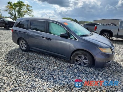 Czwarte zdjęcie samochodu z boku: 2016 HONDA ODYSSEY LX VIN:5FNRL5H27GB035938 - miniatura