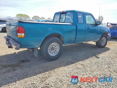 Trzecie zdjęcie samochodu z tyłu: 1996 FORD RANGER SUPER CAB VIN:1FTCR14U6TPA32761 - miniatura