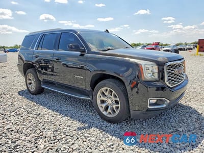 Czwarte zdjęcie samochodu z boku: 2018 GMC YUKON SLT VIN:1GKS1BKC3JR201241 - miniatura