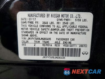 Zdjęcie 12 z 12 samochodu: 2018 INFINITI Q50 RED SPORT 400 VIN:JN1FV7AR8JM480495 - miniatura