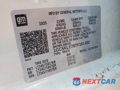 Zdjęcie 13 z 13 samochodu: 2026 CHEVROLET SILVERADO K2500 HEAVY DUTY VIN:1GC5KLE78TF161432 - miniatura